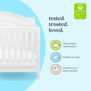 DaVinci Charlie 4-In-1 Convertible Baby Crib - White Image 3