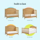 Davinci Charlie 4-in-1 Convertible Crib, Honey Image 3