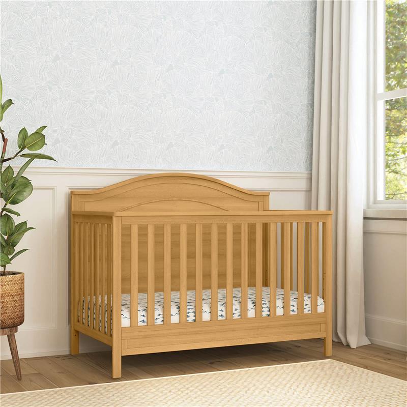 Davinci Charlie 4-in-1 Convertible Crib, Honey Image 4