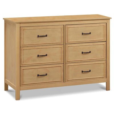 DaVinci Charlie 6 Drawer Double Dresser, Honey