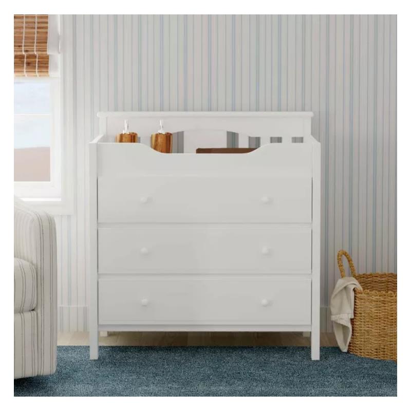 Da Vinci Jayden 3-Drawer Changer Dresser, White Da Vinci Jayden 3-Drawer Changer Dresser, White