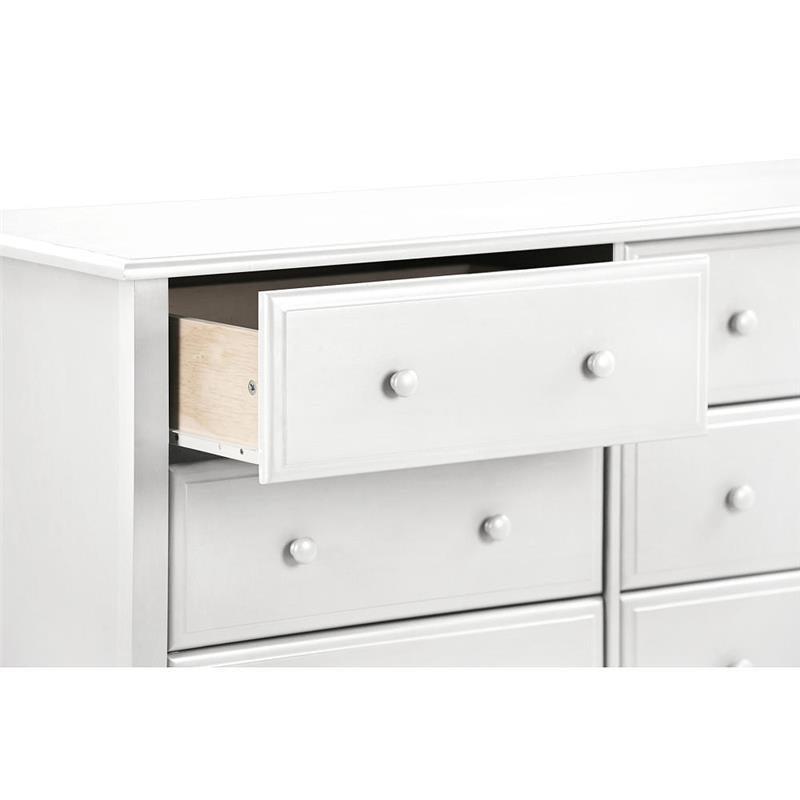 DaVinci Jayden 6-Drawer Double Wide Dresser, White Image 3