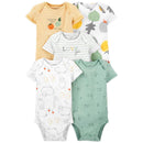 Carter's - Baby 5-Pack Short-Sleeve Bodysuits Veggies Image 1