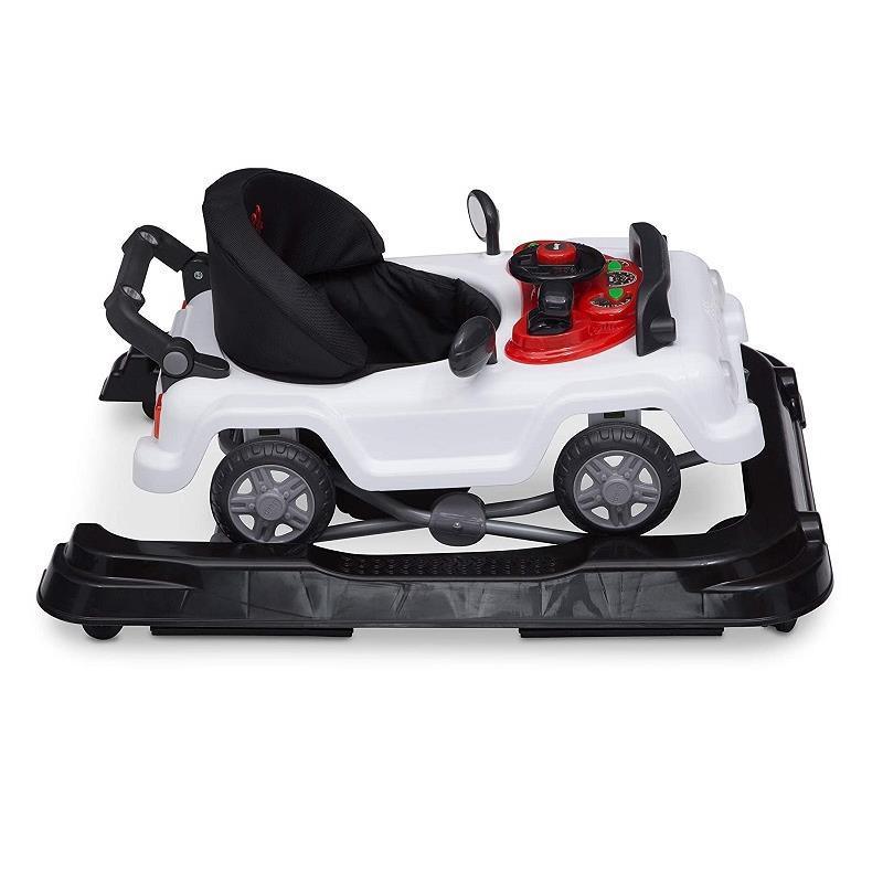 Delta 3-in-1 White Jeep Baby Activity Walker Image 7