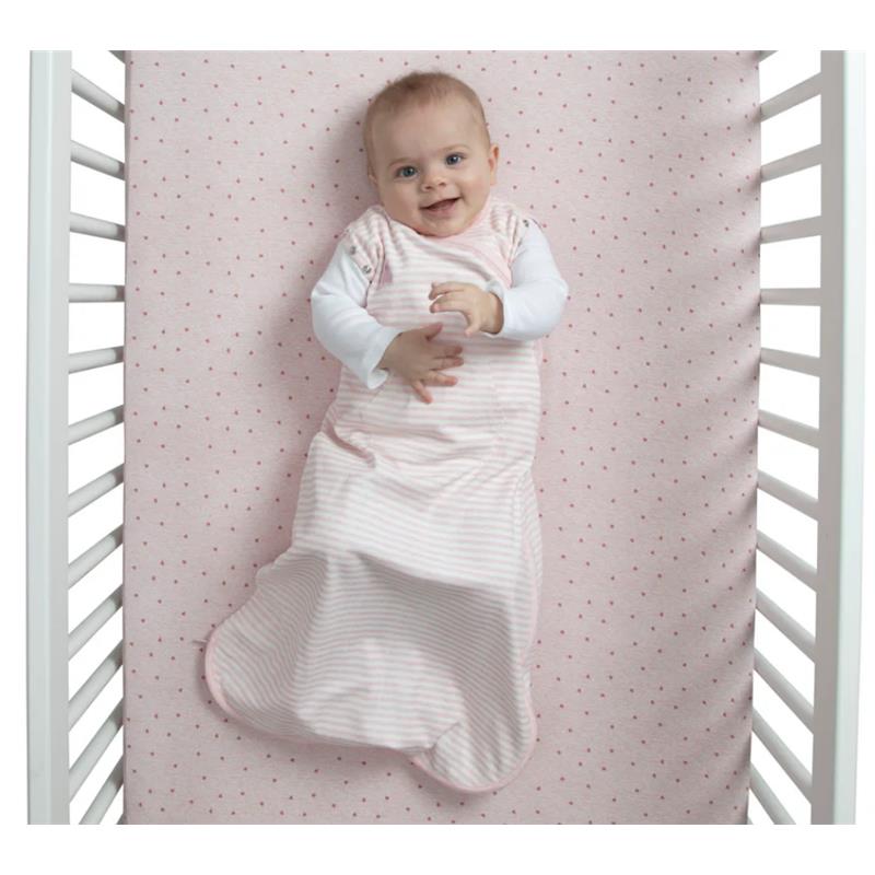 Delta - babyGap TrueSleep Sleep Sack with Built-In Swaddle, Small | Pink Image 2