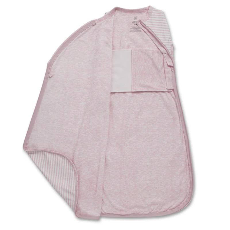 Delta - babyGap TrueSleep Sleep Sack with Built-In Swaddle, Small | Pink Image 6