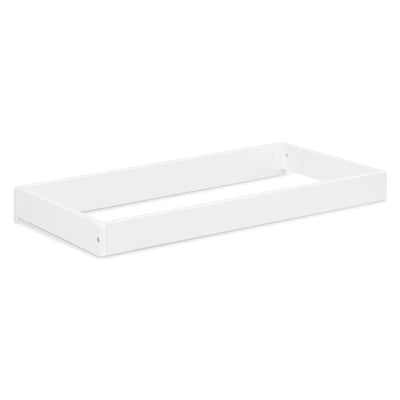 Delta Changing Top in Bianca White, a rectangular, flat surface designed for creating a changing station.