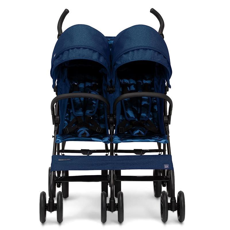 Delta Children - BabyGap Classic Side-by-Side Double Stroller, Navy Camo Image 3