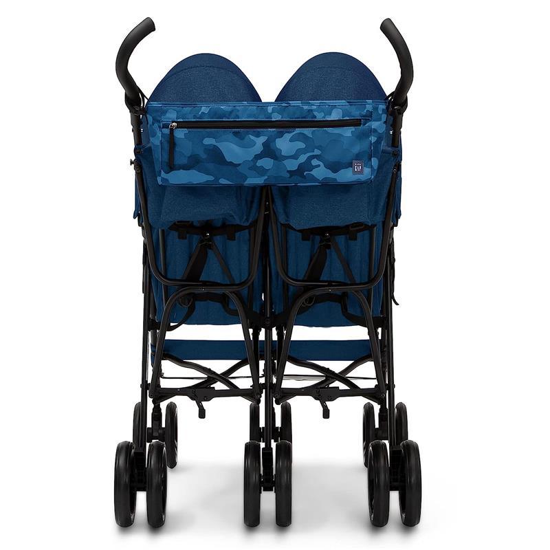 Delta Children - BabyGap Classic Side-by-Side Double Stroller, Navy Camo Image 7