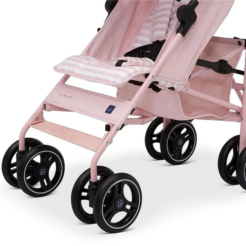 babygap by delta children classic stroller babyGap Classic Lightweight Stroller (Pink Stripes)