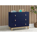 babygap legacy 3 drawer dresser with leather pulls babyGap Legacy 3 Drawer Dresser with Leather Pulls and Interlocking Drawers