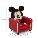 Delta Children - Figural Upholstered Kids Chair, Mickey Mouse Image 4