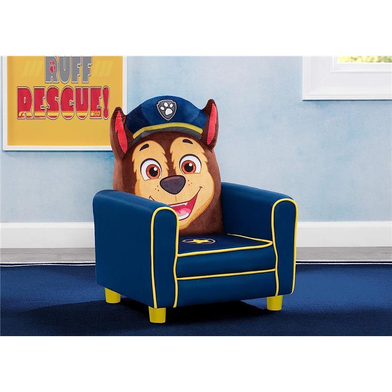 Delta Children - Figural Upholstered Kids Chair, Nick Jr. PAW Patrol C