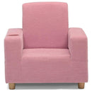Delta Children - Gap Upholstered Kids Chair, Pink Blush Image 2