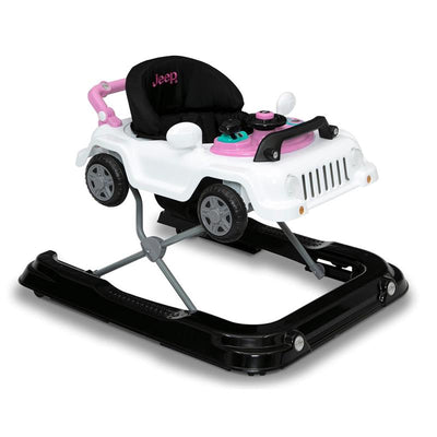Delta - Classic Wrangler 3-In-1 Grow With Me Walker, White And Pink Image 1