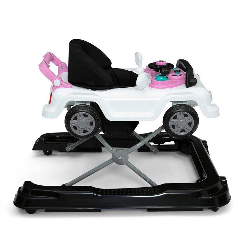 Delta - Classic Wrangler 3-In-1 Grow With Me Walker, White And Pink Image 4