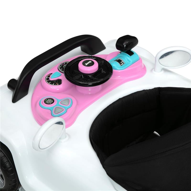 Delta - Classic Wrangler 3-In-1 Grow With Me Walker, White And Pink Image 5