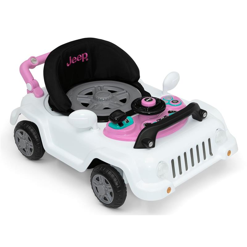 Delta - Classic Wrangler 3-In-1 Grow With Me Walker, White And Pink Image 6