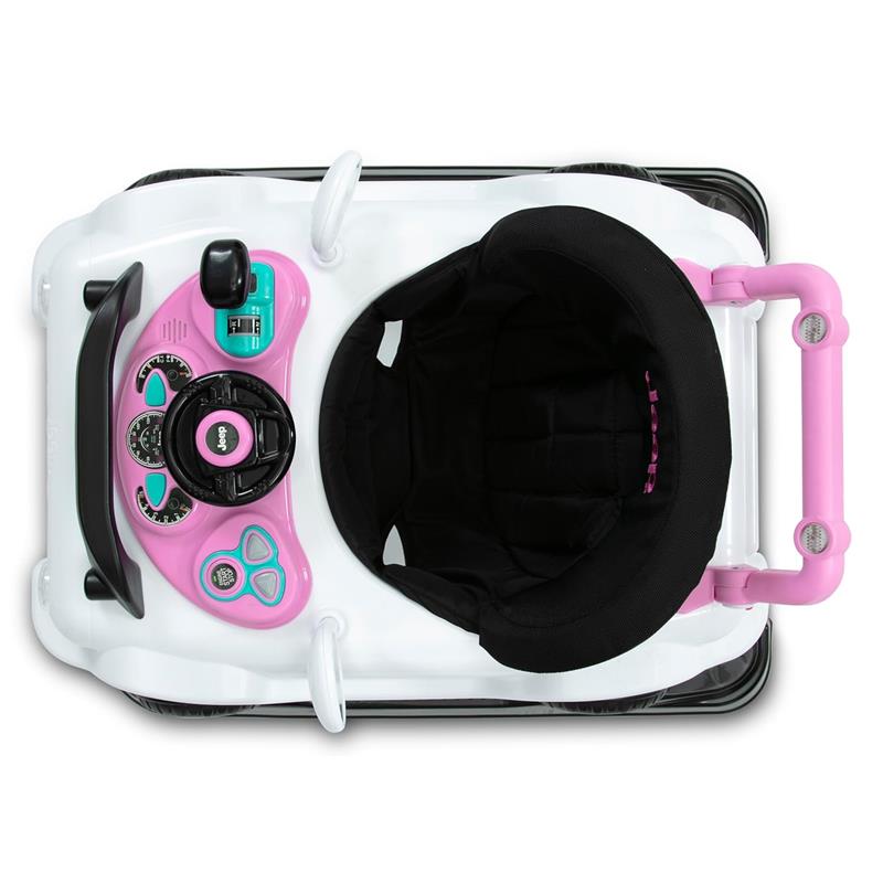 Delta - Classic Wrangler 3-In-1 Grow With Me Walker, White And Pink Image 9