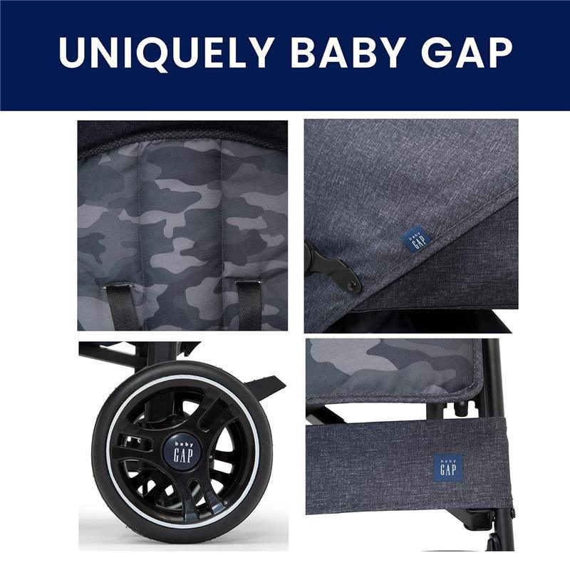 Delta - Gap Classic Umbrella Lightweight Stroller Black Image 8