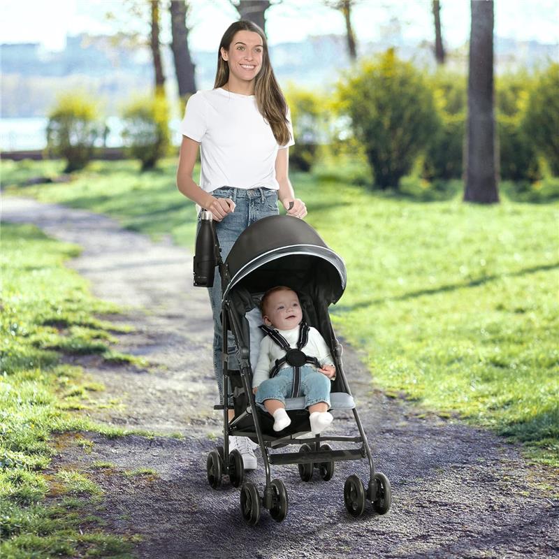 Delta - Jeep Adventureglyde Stroller By Delta Children, Black With Grey  Image 11