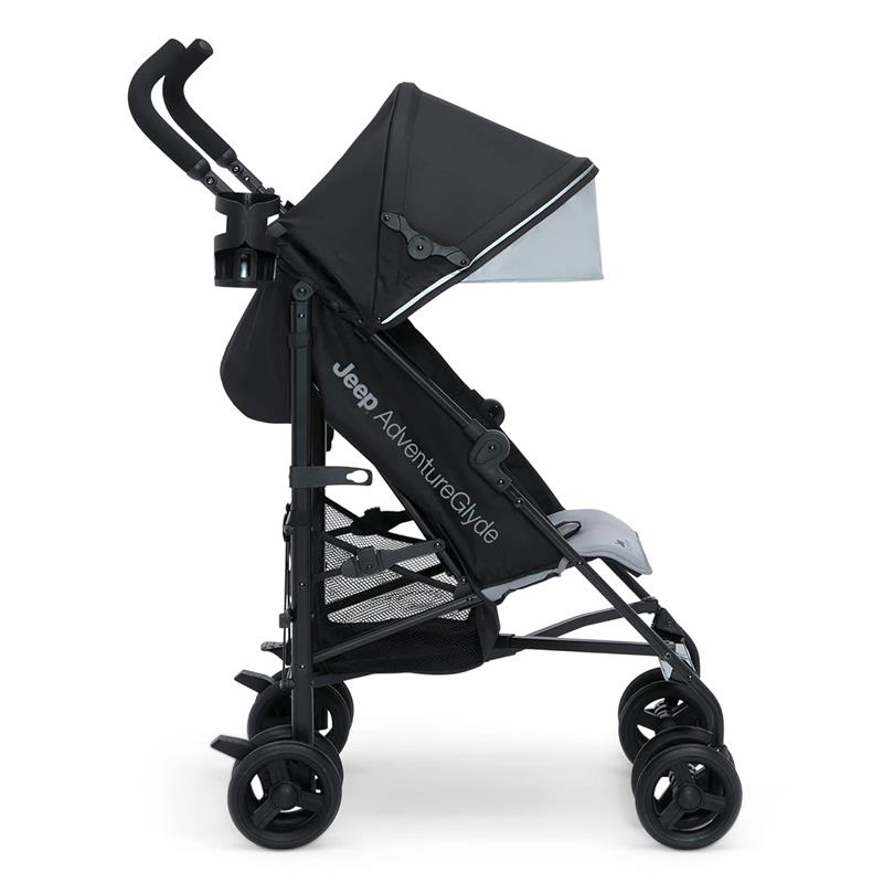 Delta - Jeep Adventureglyde Stroller By Delta Children, Black With Grey  Image 4