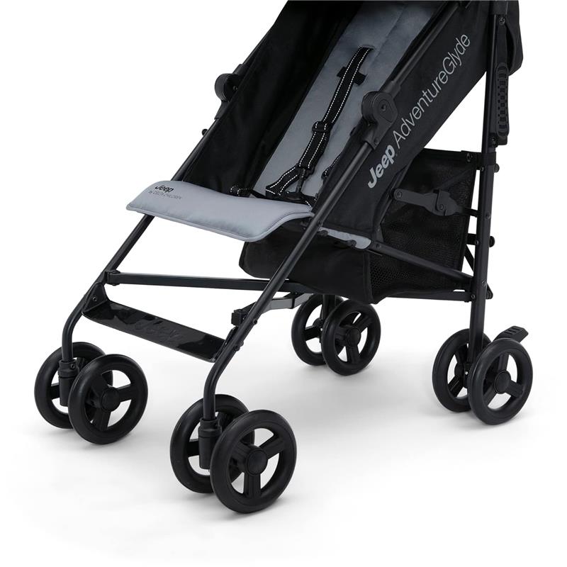 Delta - Jeep Adventureglyde Stroller By Delta Children, Black With Grey  Image 6
