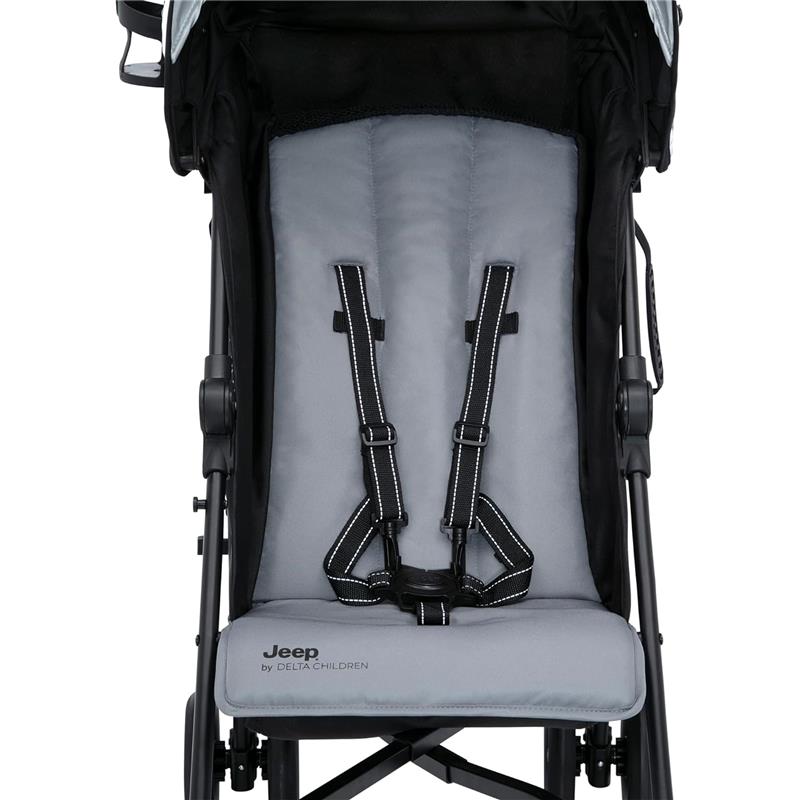 Delta - Jeep Adventureglyde Stroller By Delta Children, Black With Grey  Image 7