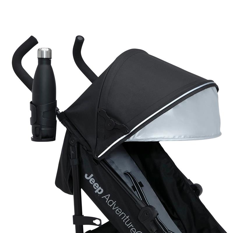 Delta - Jeep Adventureglyde Stroller By Delta Children, Black With Grey  Image 8