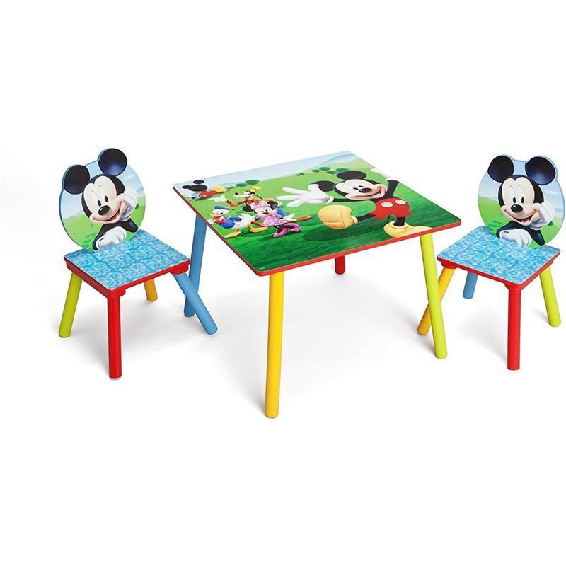 Delta Mickey Mouse Kids Table and Chairs Set For Toddler Image 2
