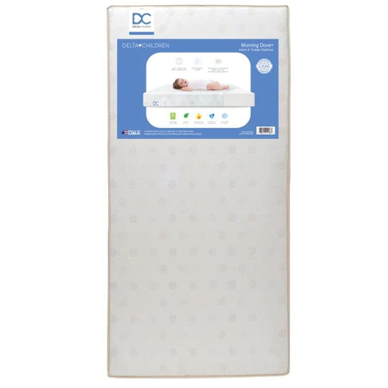 Delta Morning Dove Dual Sided Crib And Toddler Mattress Image 1