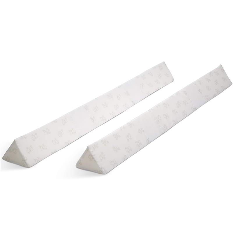 Delta - Perfect Sleeper Extra Long Foam Bedrail Bumper - 2Pk, White Image 1