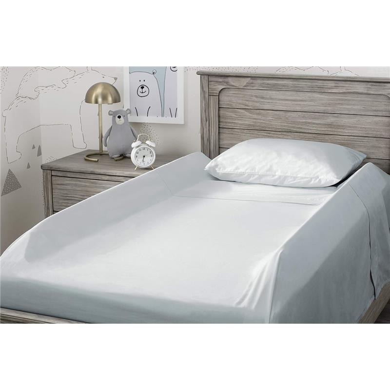 Delta - Perfect Sleeper Extra Long Foam Bedrail Bumper - 2Pk, White Image 2