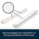 Delta - Perfect Sleeper Extra Long Foam Bedrail Bumper - 2Pk, White Image 4