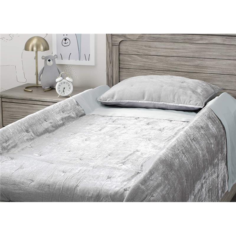 Delta - Perfect Sleeper Extra Long Foam Bedrail Bumper - 2Pk, White Image 6