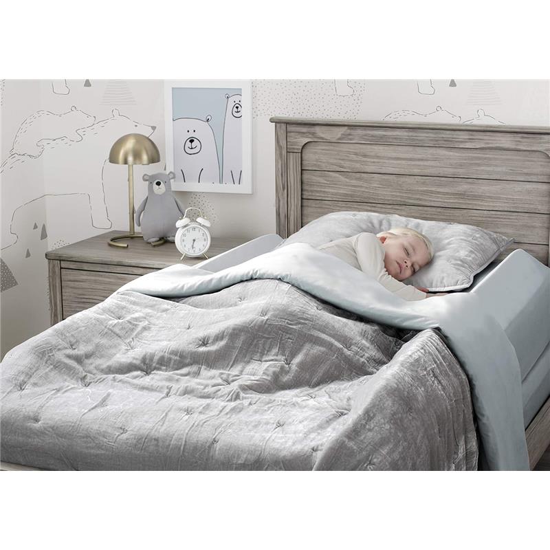 Delta - Perfect Sleeper Extra Long Foam Bedrail Bumper - 2Pk, White Image 8