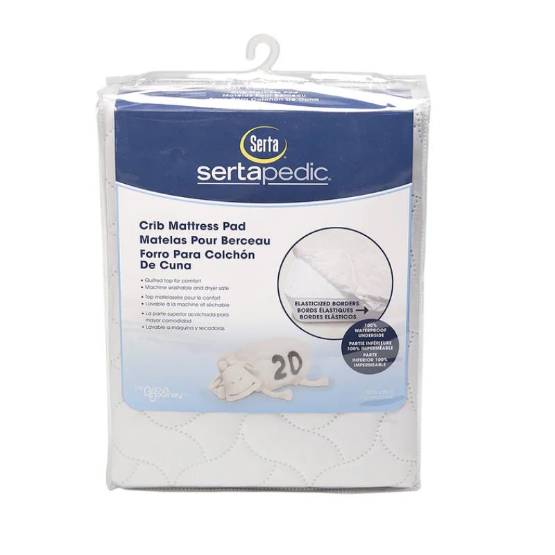 Delta - Sertapedic Fitted Crib Mattress Pad Image 2