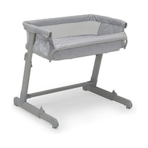 Delta - Whisper Bedside Bassinet, Grey Stripes  Image 1