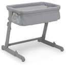 Delta - Whisper Bedside Bassinet, Grey Stripes  Image 3