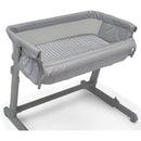 Delta - Whisper Bedside Bassinet, Grey Stripes  Image 8