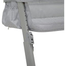 Delta - Whisper Bedside Bassinet, Grey Stripes  Image 9