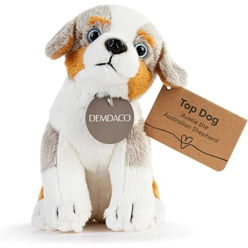 DEMDACO - Beanbag Stuffed Animal Australian Shepherd Image 3