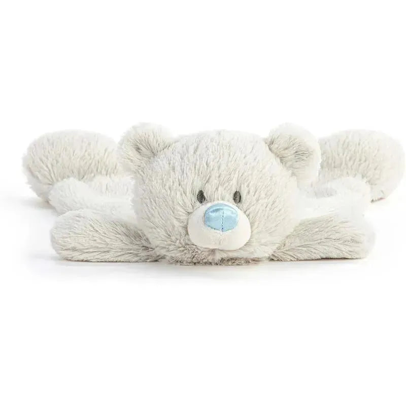 DEMDACO - Birthstone Blue and Grey, Stuffed Animal Blankie Bear December Image 2