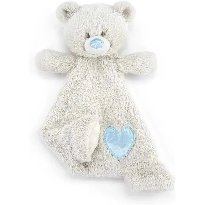 DEMDACO - Birthstone Blue and Grey, Stuffed Animal Blankie Bear December Image 3