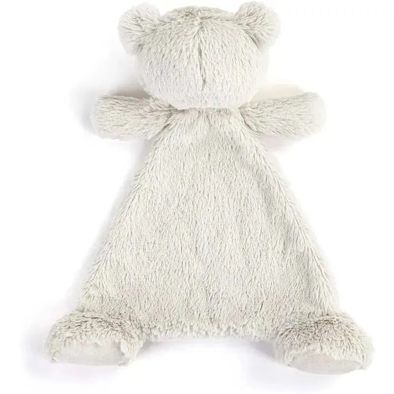 DEMDACO - Birthstone Color Aquamarine and Grey, Stuffed Animal Blankie Bear March Image 4