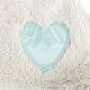 DEMDACO - Birthstone Color Aquamarine and Grey, Stuffed Animal Blankie Bear March Image 5