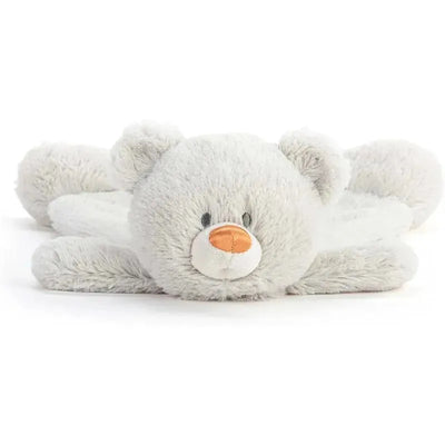 DEMDACO - Birthstone Color Citrine and Grey, Stuffed Animal Blankie Bear November Image 2