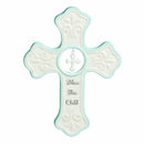 Demdaco - Bless This Child Hanging Cross, Blue Image 1
