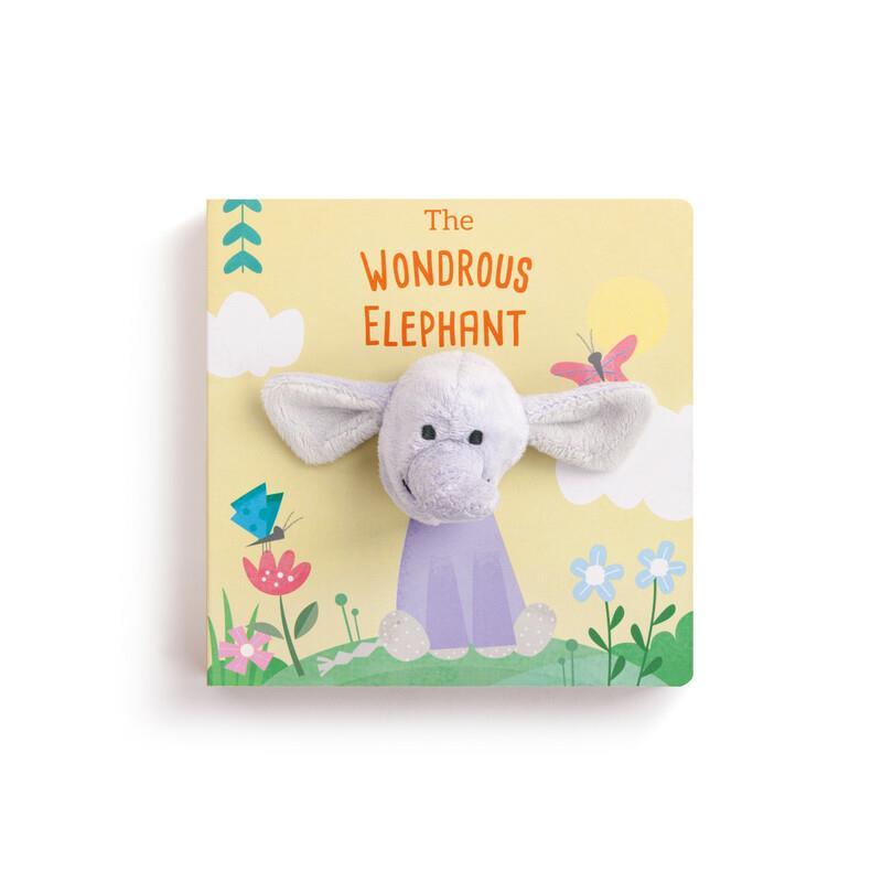 Demdaco Finger Puppet Book - The Wondrous Elephant Image 1