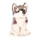 DEMDACO - Little Silver Grey Wolf Children's Plush Beanbag Stuffed Animal Toy Image 6